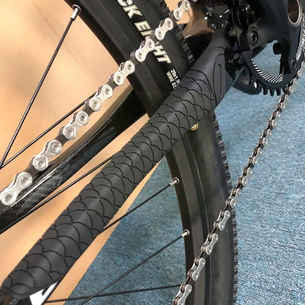 

Silicone Mtb Road Frame Scratch Protector Chain Post Film Protective Cycling Chain Frame Accessories Guards Sticker F8f3