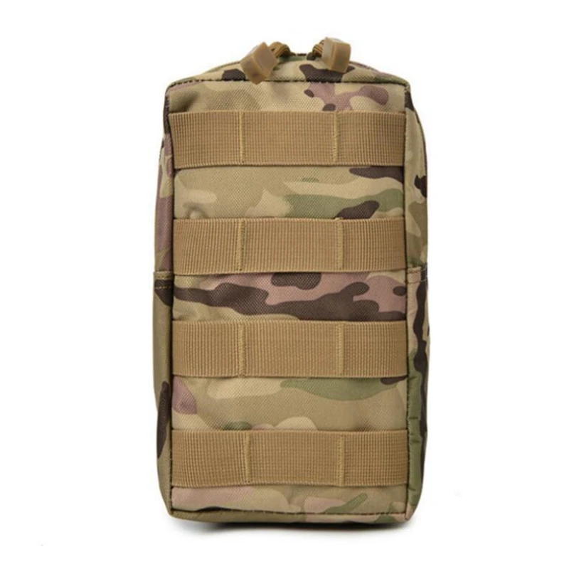 Multicam Compact Tactical MOLLE Pouch Medical First Aid Utility Pouch, Camouflage Bag EDC Admin Organizer IFAK Pouch Bag Pack