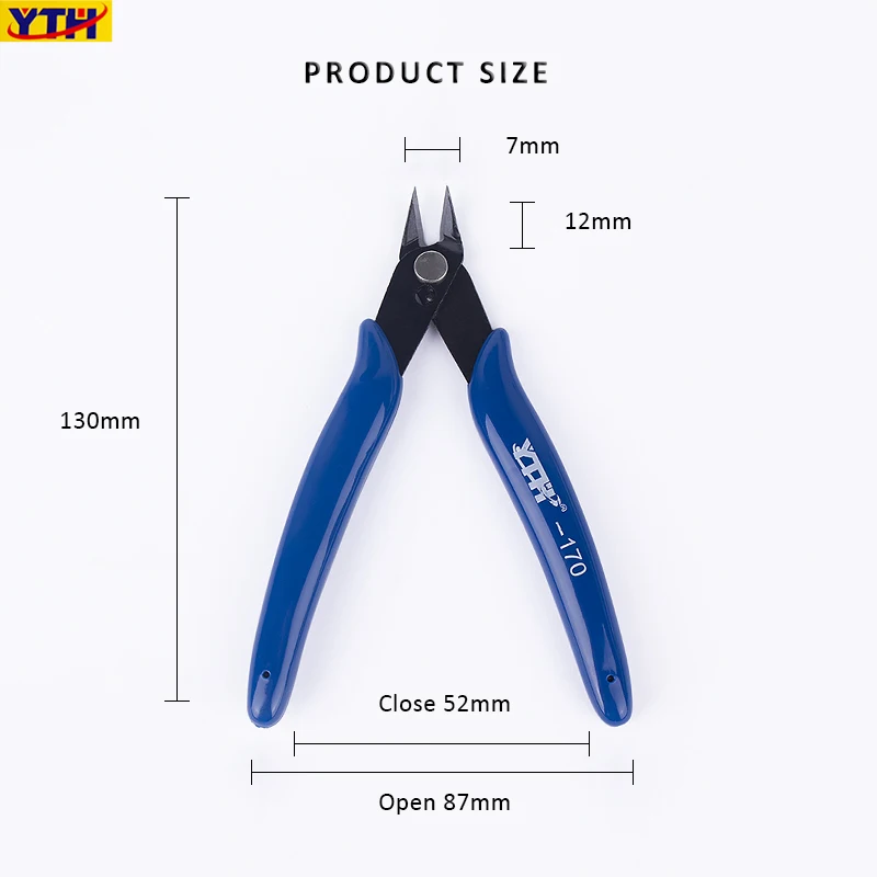 Мини-плоскогубцы для резки проволоки резак кабеля зажимов плоскогубцы боковой