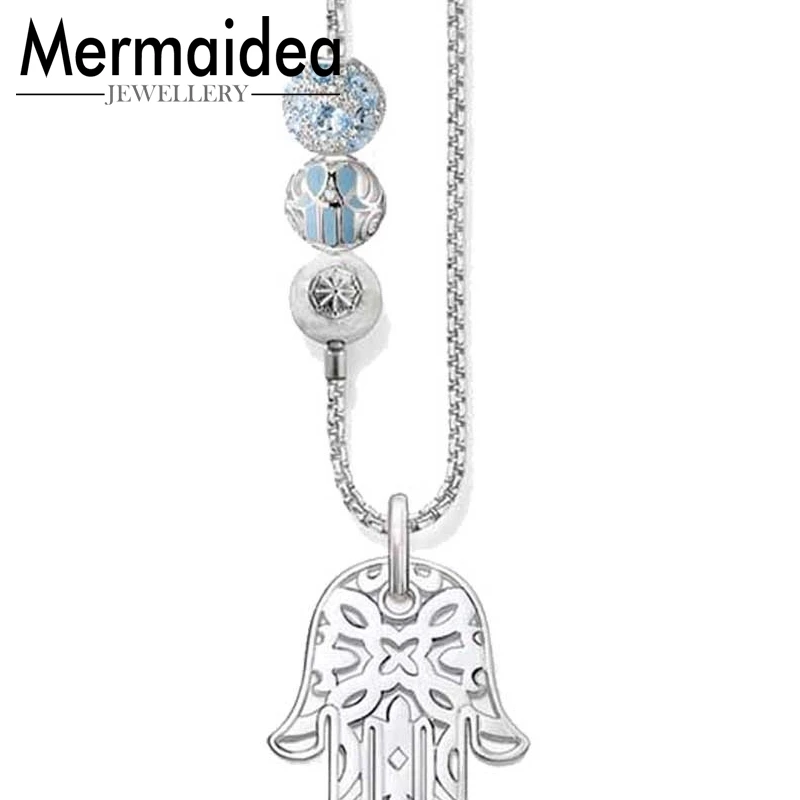 Модные посеребренные ожерелья подвески ручного цвета с кубическим цирконием
