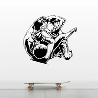 sport martial extreme fight arts wall decal home decor removeable vinyl mural wrestling wall sticker vinyl ph320