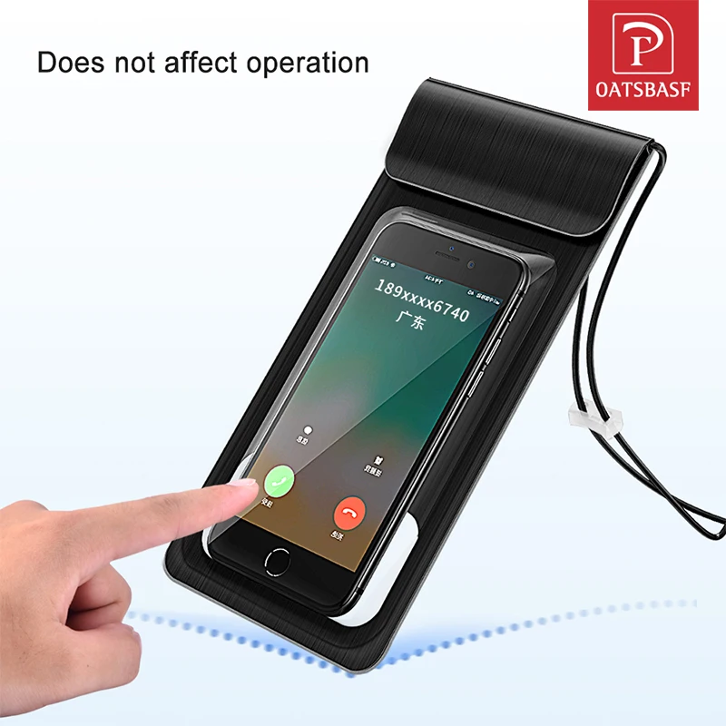 Водонепроницаемая сумка чехол для телефона мобильного пляжная бассейна