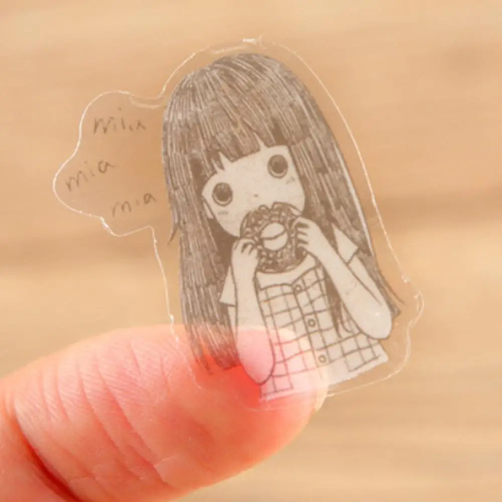 6 листов DIY Kawaii ПВХ Цветочные наклейки для девочек ежедневное фото скрапбукинг