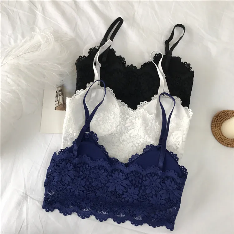 Весенне летнее кружевное нижнее белье с нагрудными бретельками короткий женский