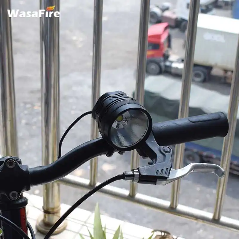 

WasaFire XHP70 LED Bicycle Lights 3500 Lumens Farol Bike Front Light 3 Modes Cycling Headlight with 18650 Battery Pack + Charger