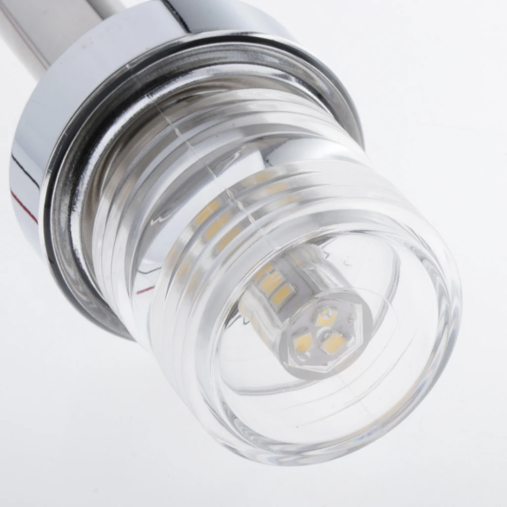 

10 inch Marine Boat All-Round Anchor 360 Degree LED Navigation Light, White 12V 2.5W