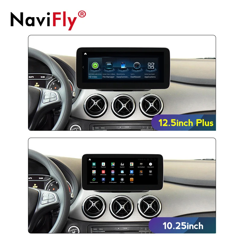 NaviFly Новый Android 10 автомобильный dvd Радио мультимедийный плеер для Mercedes Benz B class W246