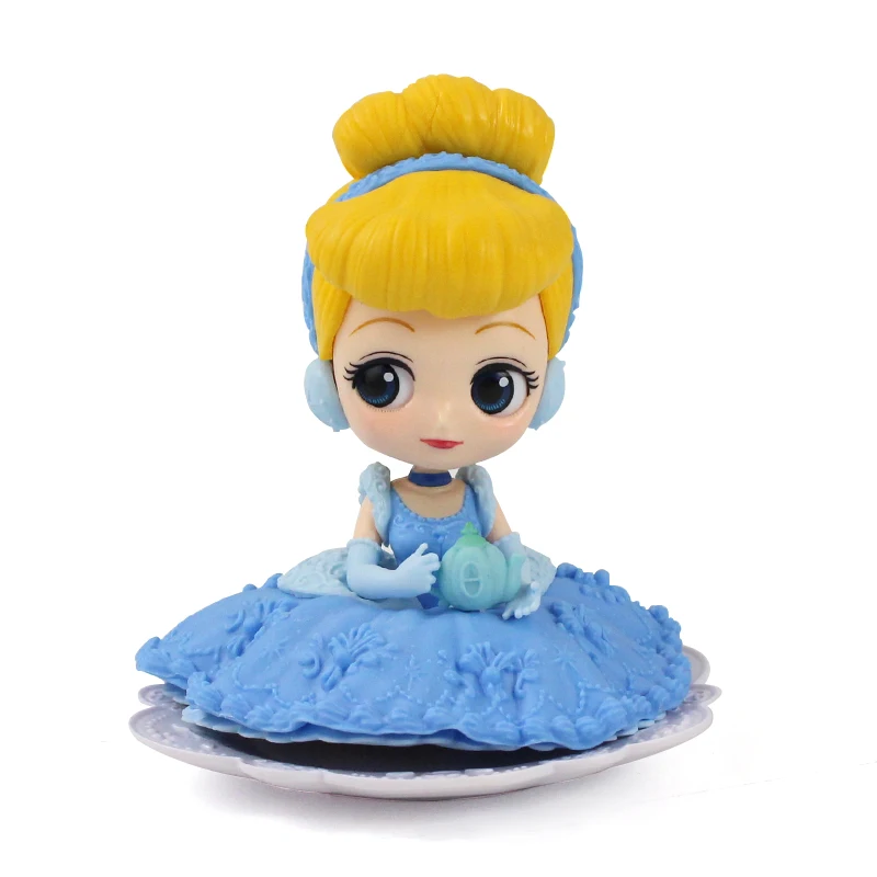 4 шт./лот 11-12 см Q Posket Princess Snow White Version фигурка куклы из ПВХ коллекционные модели