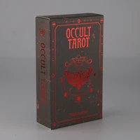 occult tarot 78 divination cards set deck oracle card family party playing cards board solomonic ancient magickal grimoires