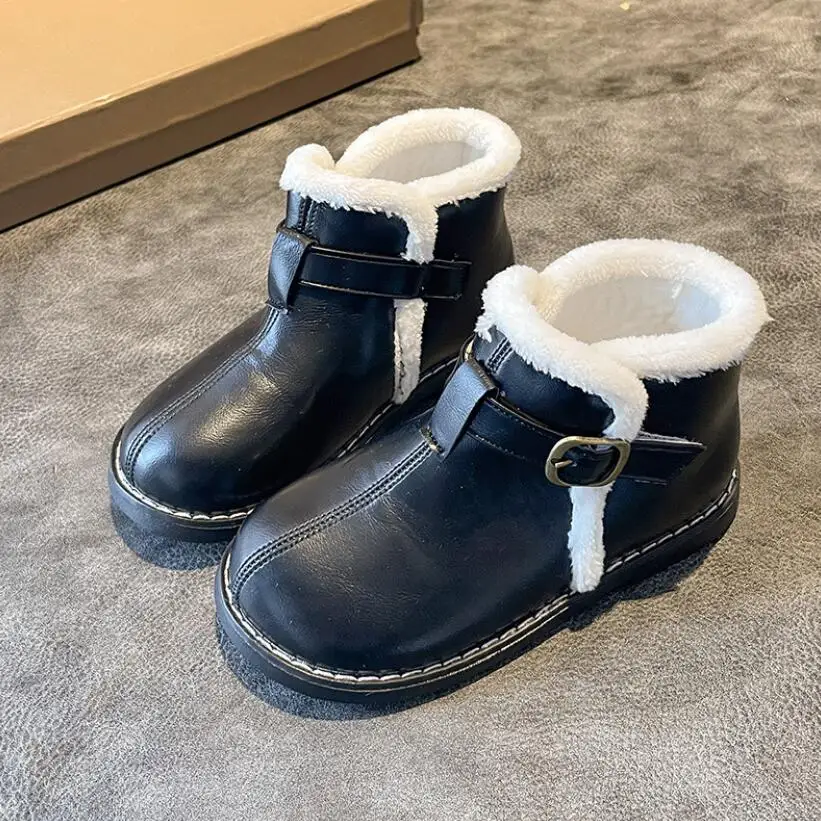 

2021 зимние детские зимние ботинки, женские и мужские Ботинки martin, модные кожаные ботинки, детская спортивная обувь с хлопковой подкладкой, де...