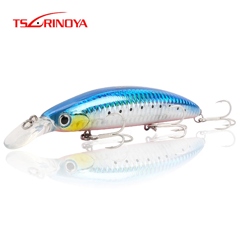Tsurinoya 5 цветов 11 см/20 г Гольян рыболовная приманка снасти для ловли окуня крючок
