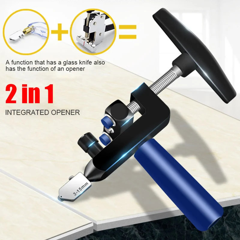 

Manual Tile Mirrors Cutter Multi-Functional Glass Cutter Set Ceramic Tile Opener Easy Glass Tile Cutter xqmg Glass Cutter Tools