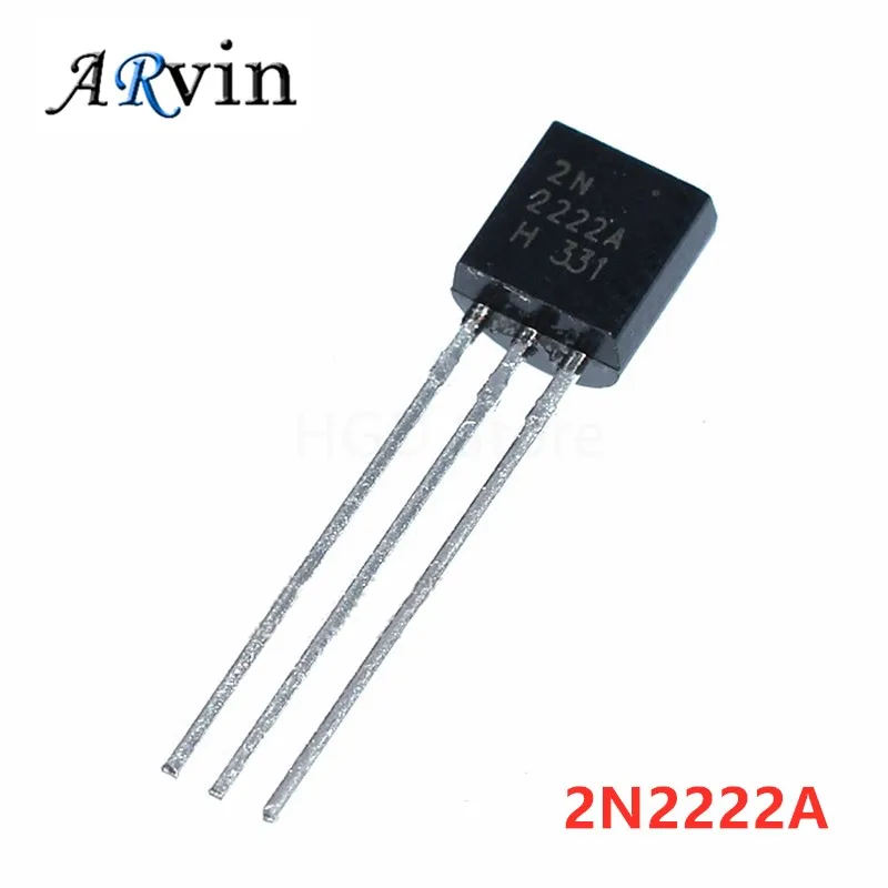 

100 шт 2N2222 2N2222A TO-92 TO 92 новый оригинальный транзистор