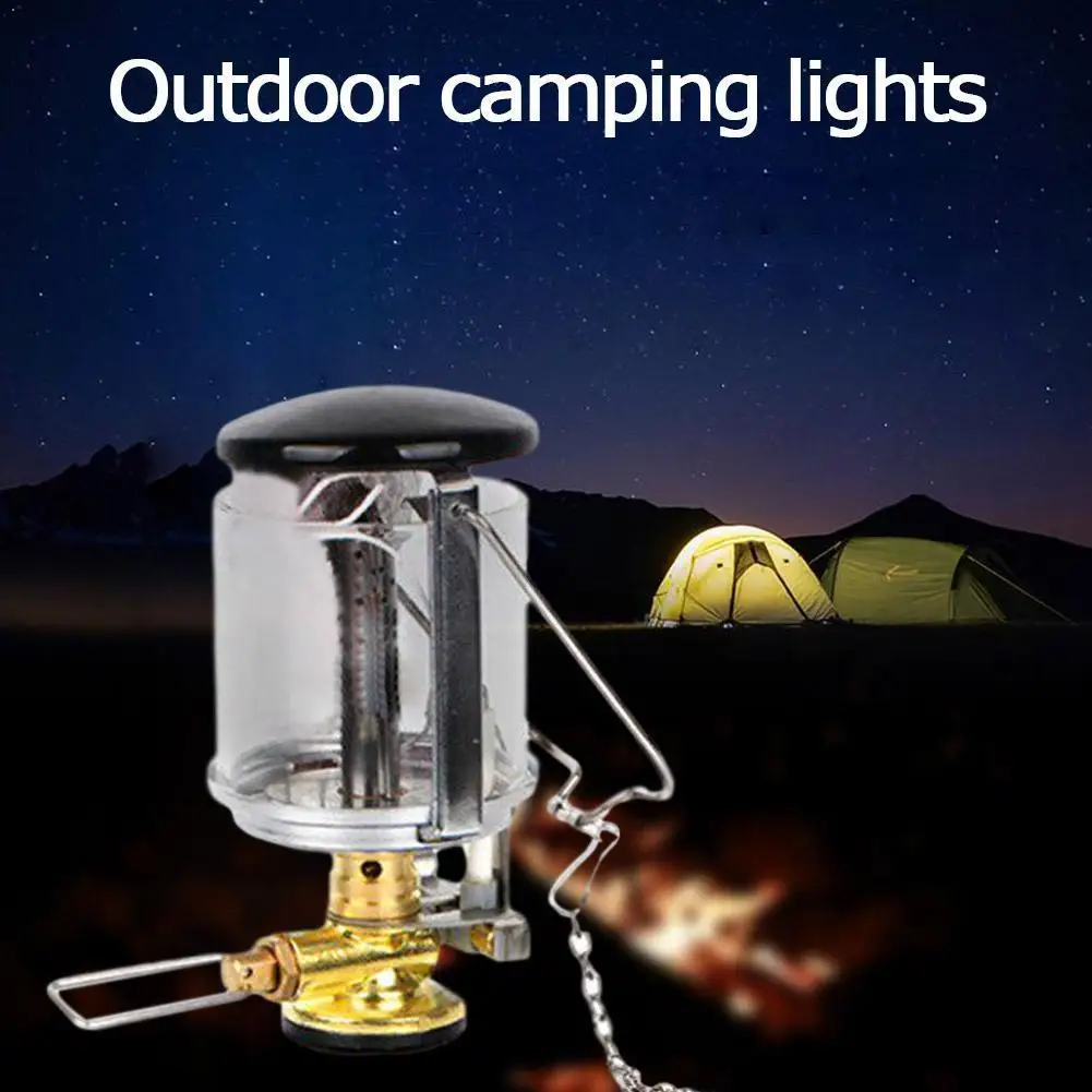 

Outdoor Camping Lamp Lights Night Camping Gas Lamp Lantern Lights Camping Tent Fishing Portable Lights Equipment Hiking I3K1