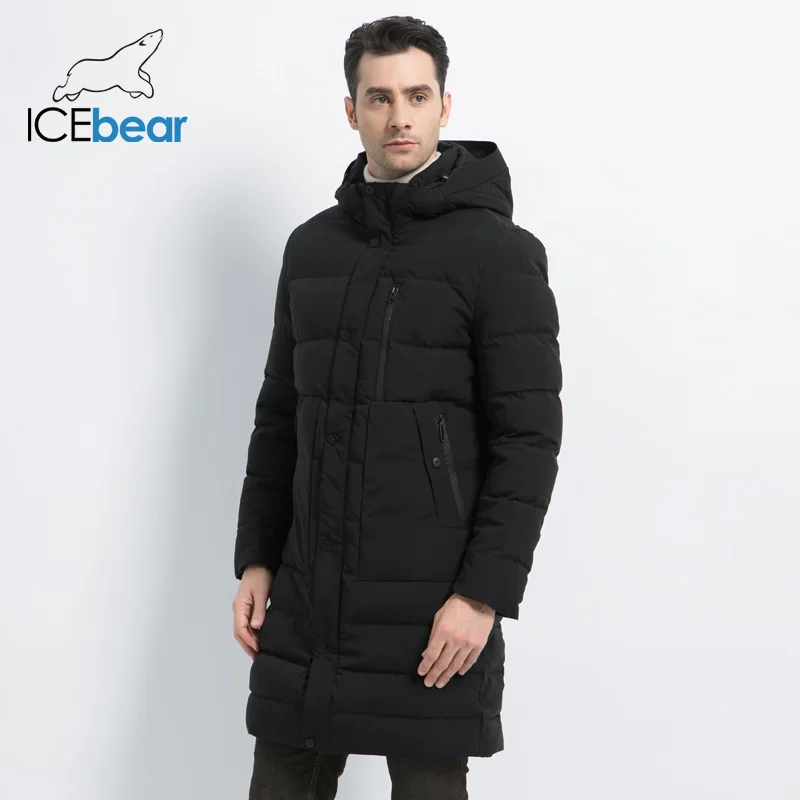 ICEbear 2019 новая зимняя куртка ветрозащитная мужская хлопковая модная парка