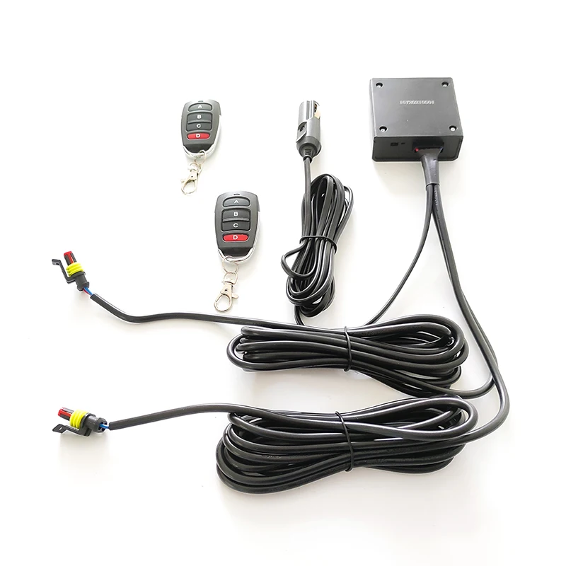 Автомобильная система выхлопных газов с дистанционным управлением двойной