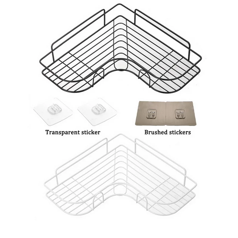Железная арт ванная душевая Caddy угловая полка клейкая корзина для хранения с