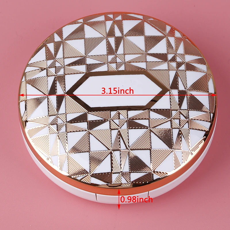 

1Pcs Empty DIY Air Cushion Puff Box BB Cream Container Dressing Case With Air Cushion Mirror