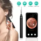 Оригинальная Беспроводная визуальная Ушная палочка P40 300 Вт мини камера отоскоп бороскоп 3,9 мм эндоскоп детский инструмент для сбора ушей VS M9 Pro