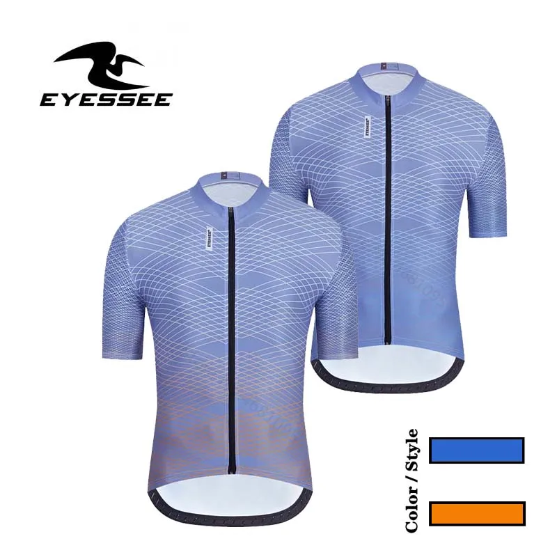 

EYESSEE 2022 All New Men's Top Short sleeve cycling jersey Summer Bike Shirt Breathable Cycling Clothing Mountain Bike Wear