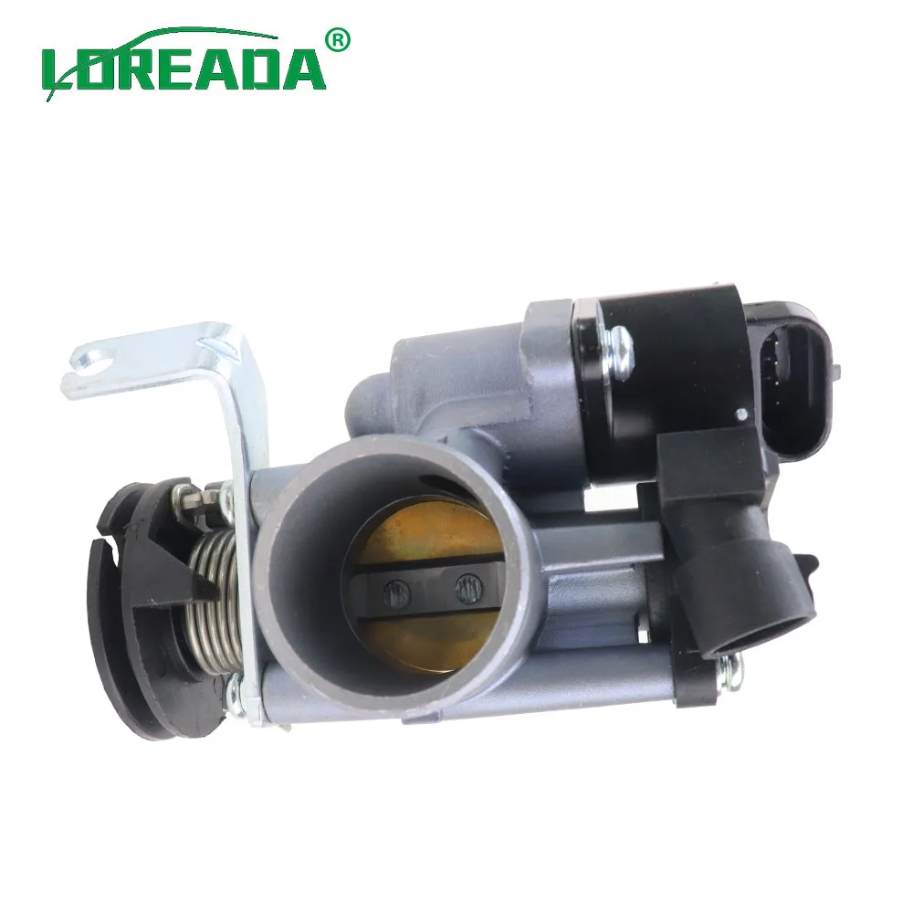 

LOREADA Original Motorcycle Throttle body Bore Size 28mm for Motorcycle 125 150CC with Delphi IAC 26178 and TPS Sensor 35999