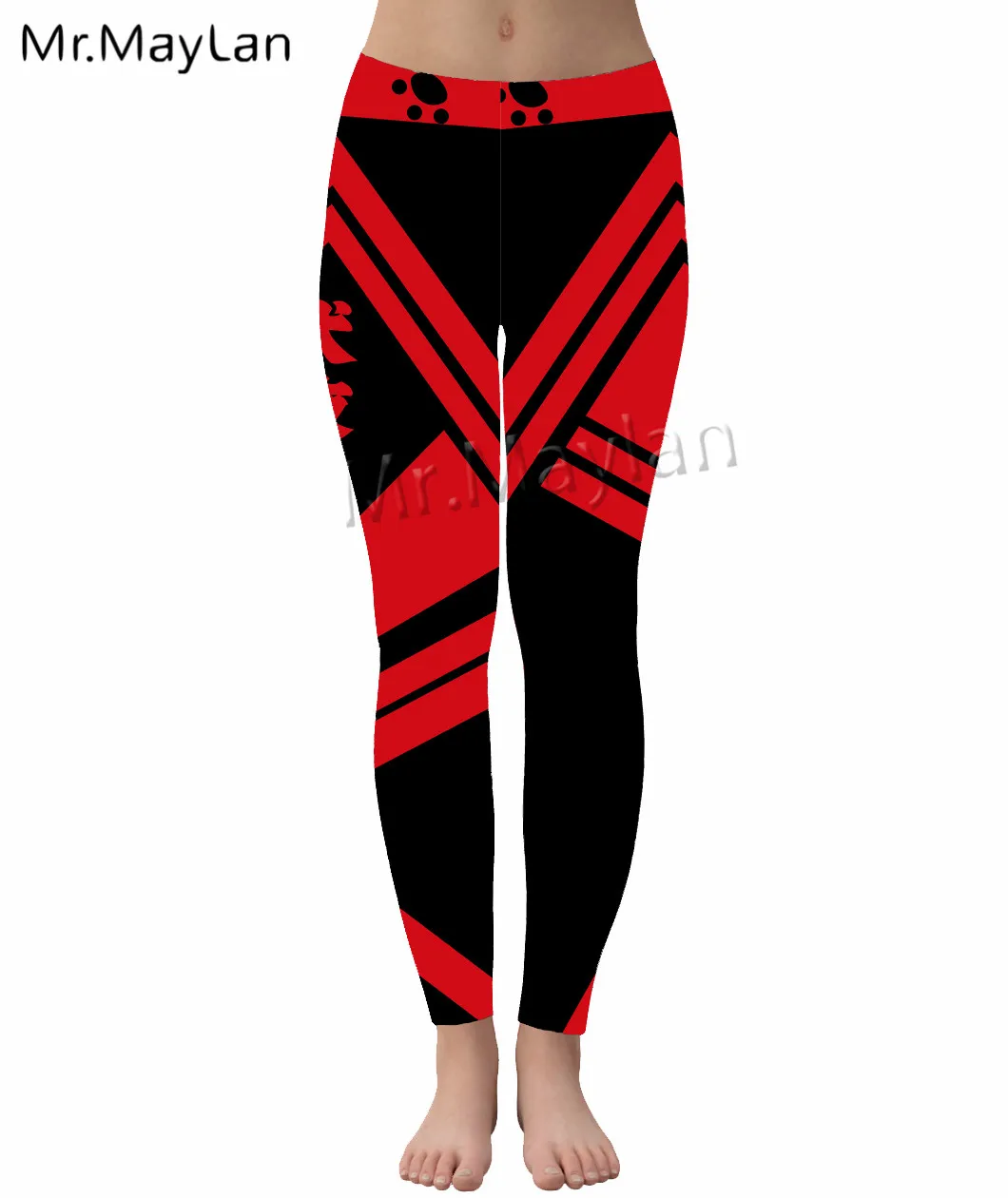 

Sexy Hollow tanktops & Leggings Japan Anime Inuyasha 3D Print Women vest Girls Hipster Red Black Set Drop ship