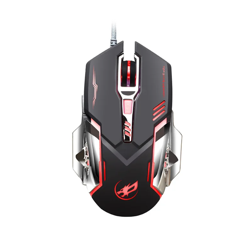 

Upgrade Q3 6D Game Mouse Wired Gaming Mouse 6 Buttons 3200DPI LED Optical USB Computer Mouse Gamer Mice Silent Mouse For PC