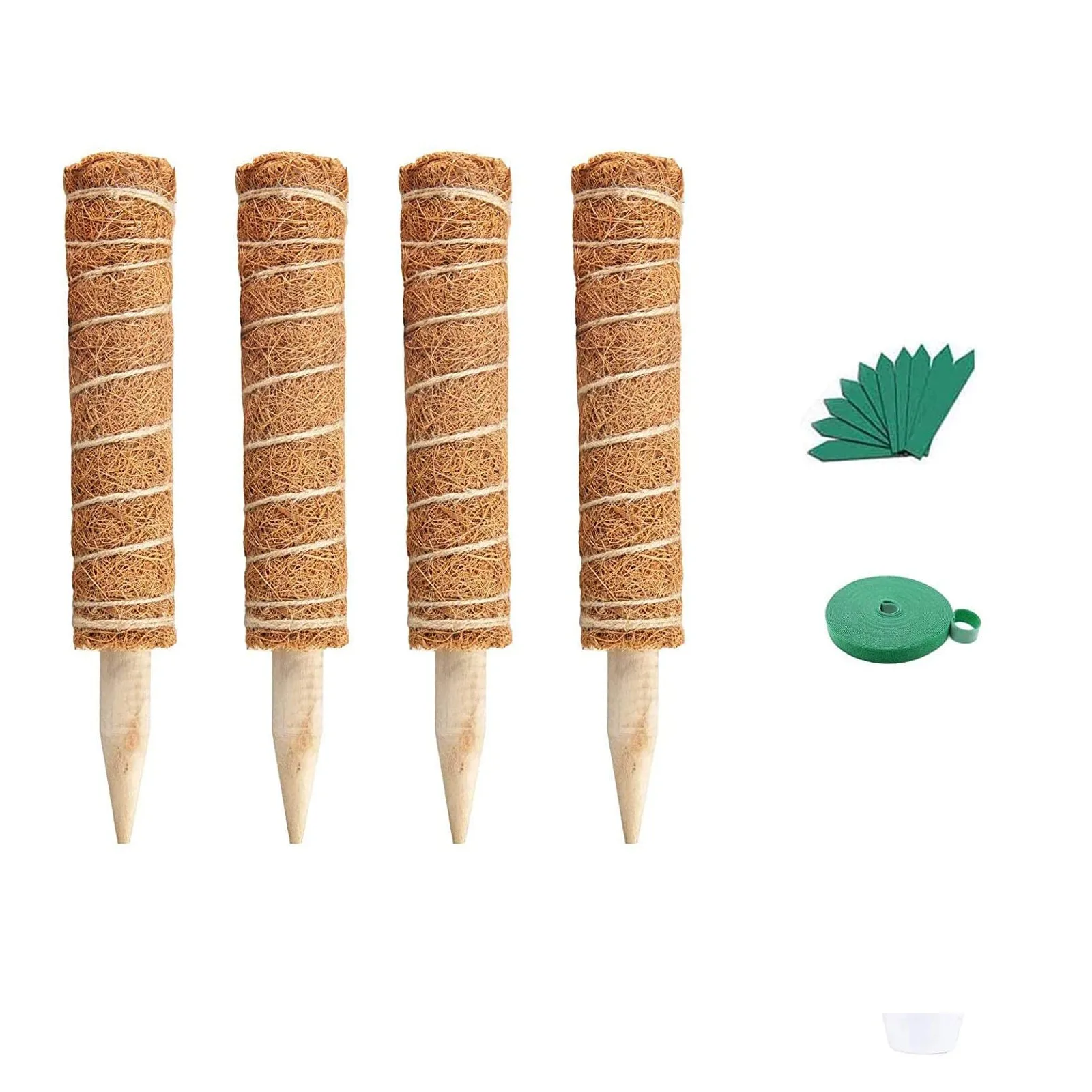 2021Coir Moss Pole Stick Scindapsus стержни для подъема растений стойки выдвижные растений|Опоры