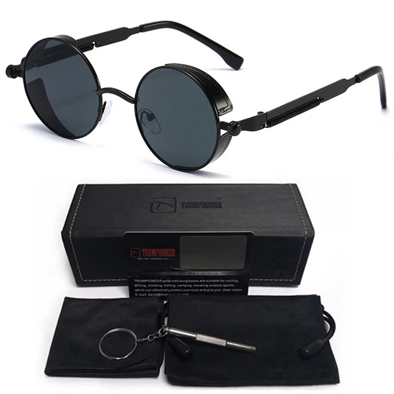 Стиль ретро Готический стиль Солнцезащитные очки в стиле стимпанк Для мужчин