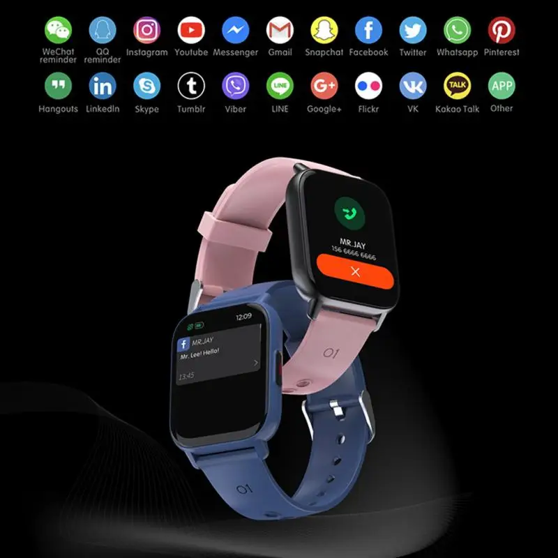 

Newest Smart Watch Men Women Heart Rate Fitness Tracker Bracelet Watch Call Waterproof Sport Clock Smartwatch For Android IOS