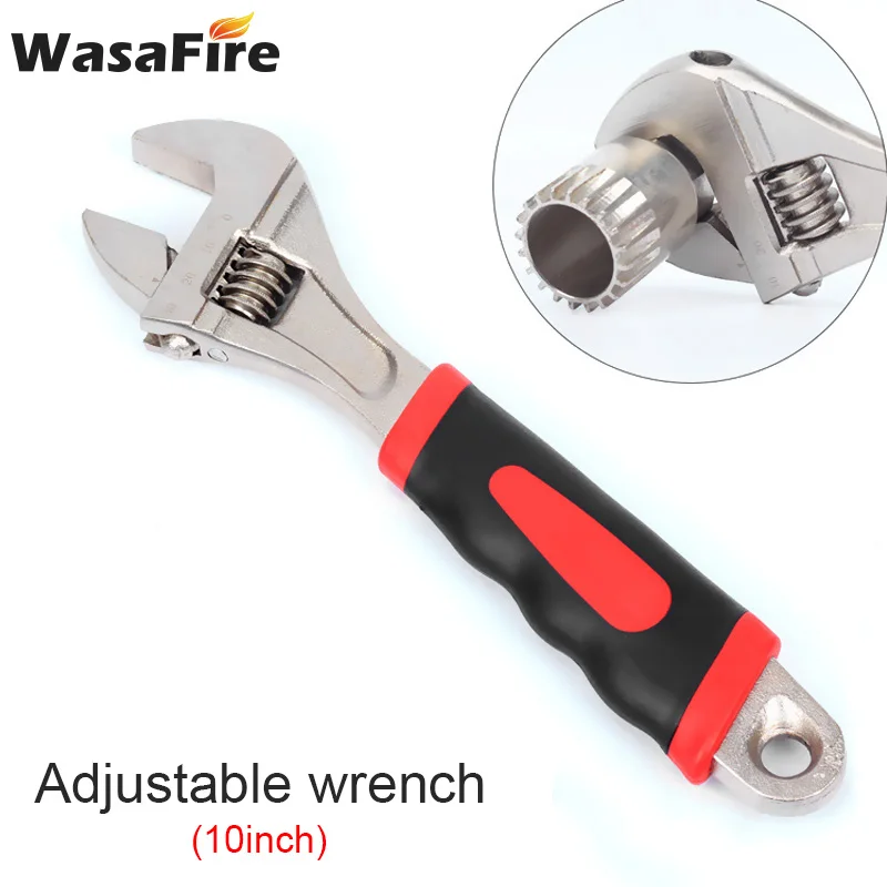 10 &quotУниверсальный Регулируемый ключ из нержавеющей стали гаечный с защелкой