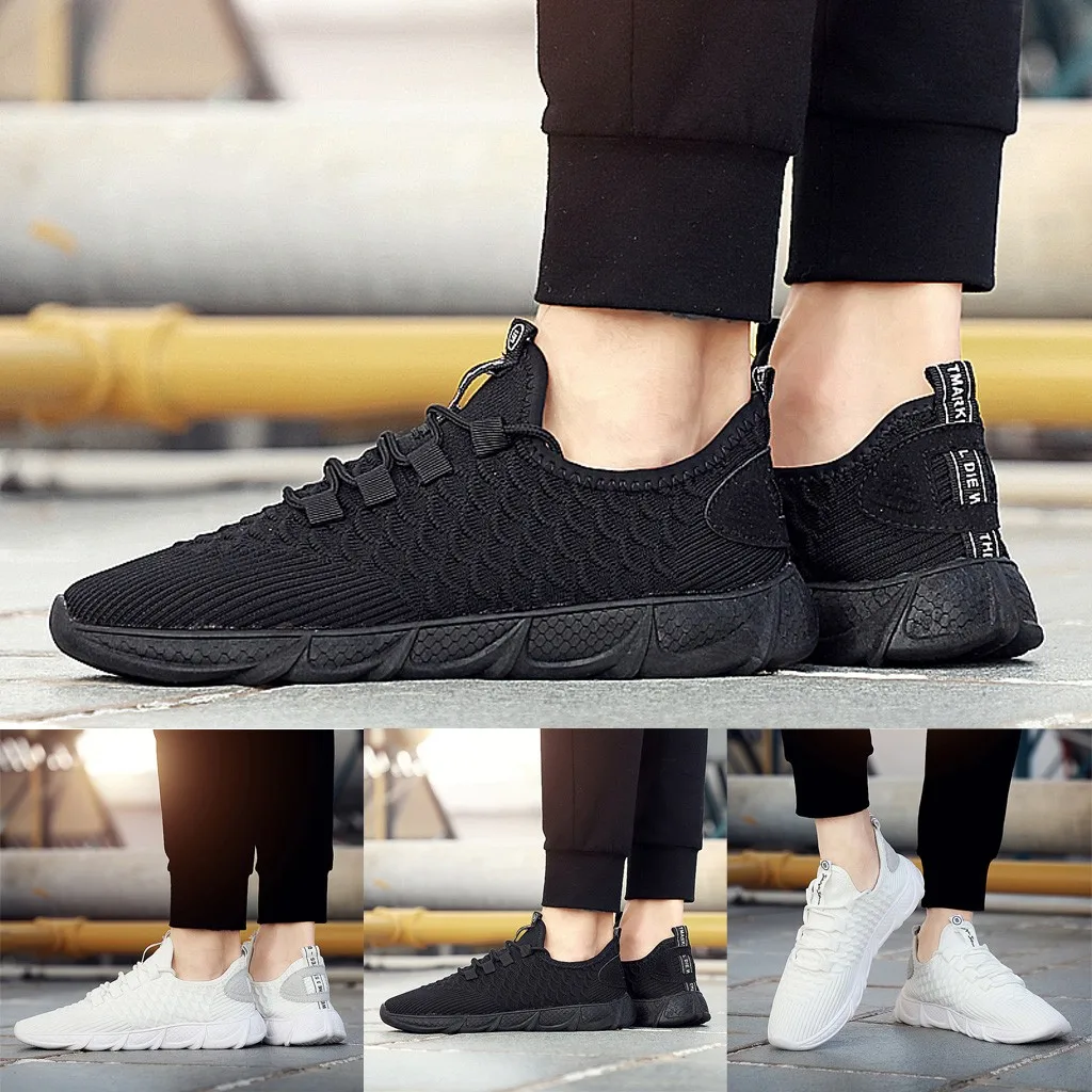 

SAGACE Outdoor Casual Shoes Men Solid Sneakers Casual Sneakers Men Fashion Summer Mesh Shoes comfortable sneakers men Footwear