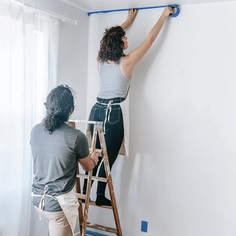 Лента синяя для художников 2 шт. съемная малярная лента шириной дюйма украшения