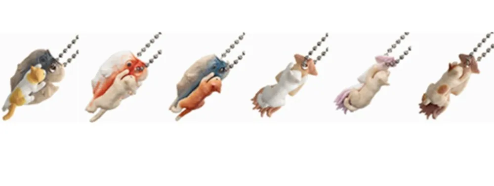 

pvc figure model toy salted fish and cat 6pcs/set