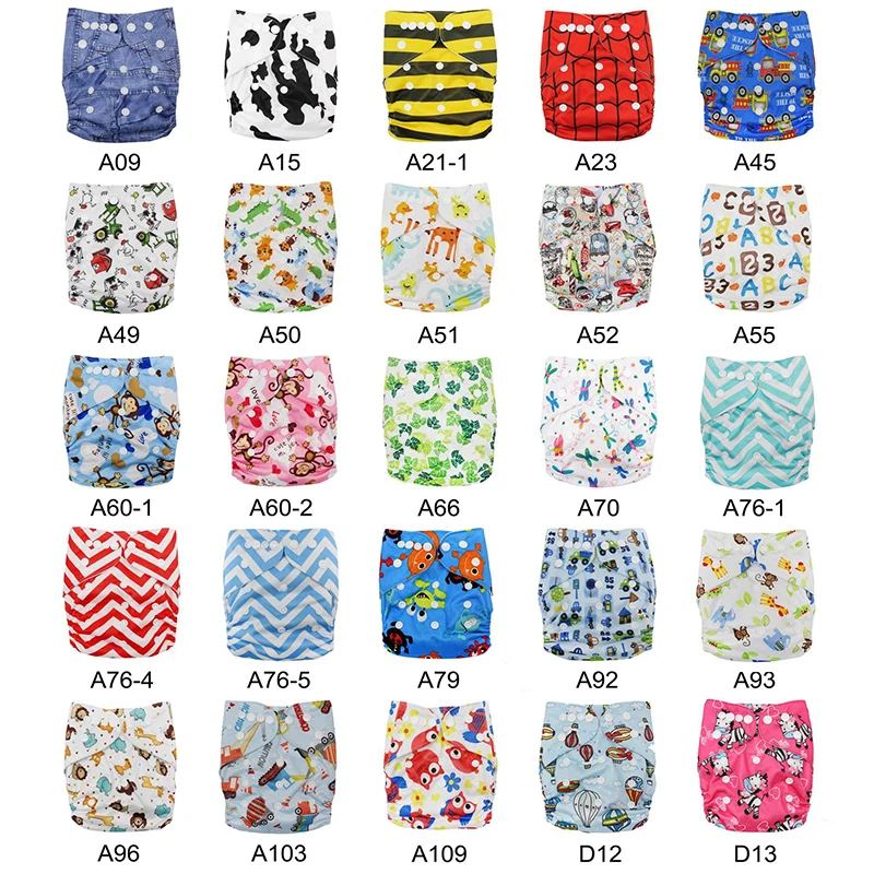 

Европейские детские тканевые подгузники, моющиеся дышащие подгузники, экологичные подгузники, регулируемые Детские многоразовые подгузни...