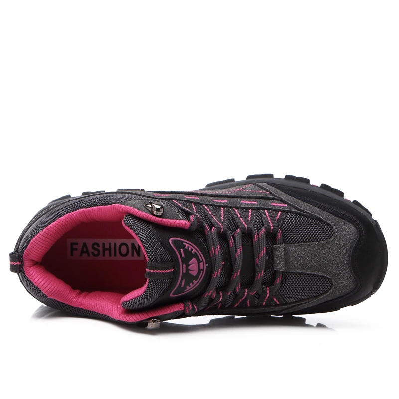 hiking shoes woman waterproof trekking men outdoor mountain sneakers leather women climbing treking zapatos de senderismo unisex | Спорт и