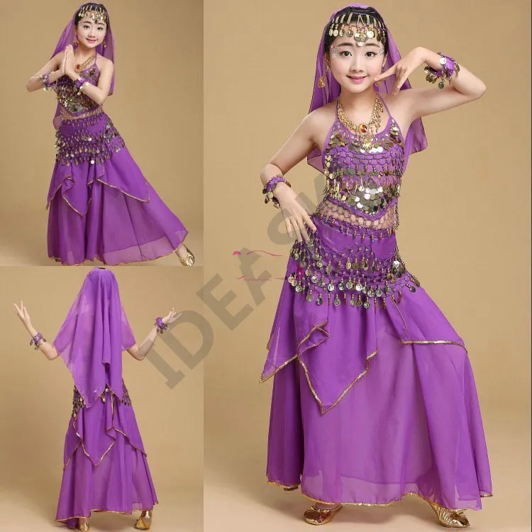 Детский костюм для индийского и египетского танца живота профессиональный