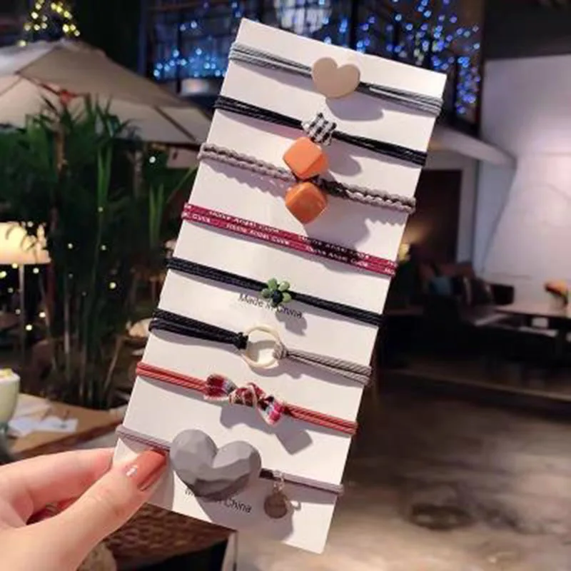 

Korean Simple Hair Accessories Hair Rubber Band Hair Cord Headpiece Lovely Versatile Hair Ring Headwear