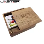Фотоальбом JASTER (1 шт. бесплатный логотип), фотография, деревянный фотоальбом, usb + коробка, usb флэш-накопитель, флеш-накопитель, 8 ГБ, 16 ГБ, 32 ГБ, 64 ГБ, свадебное видео