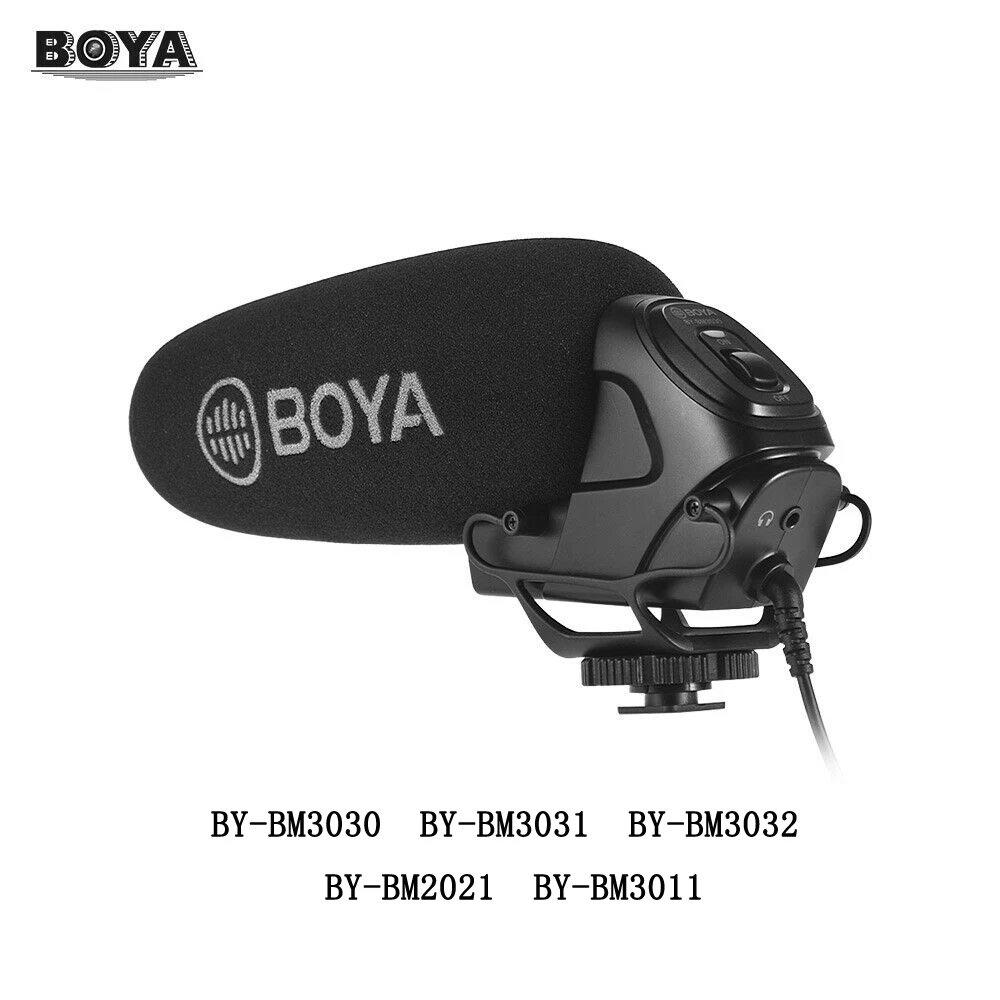Конденсаторный Supercardioid Boya микрофон для цифровой зеркальной камеры BM3031 BM3032 BM3011 с