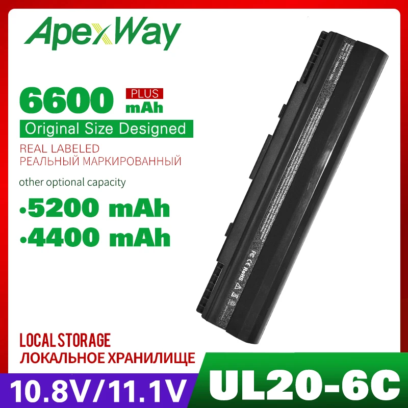 Аккумулятор для ноутбука asus EEE PC A32 UL20 UL20A UL20F UL20FT UL20G 1201X 1201H 1201NL 1201PN 1201T 1201HA 1201HAB UL20GU