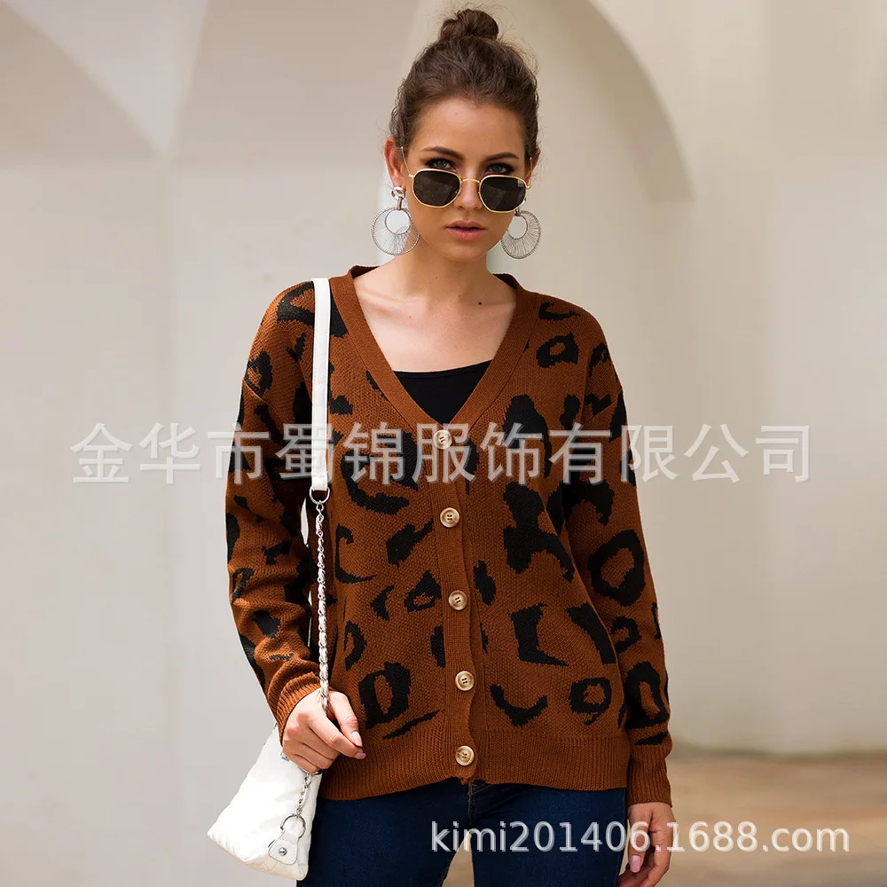 Sexy Winter Sweater V Neck Loose Cardigan Feminino Long Sleeve Fall Oversized Knitwear |