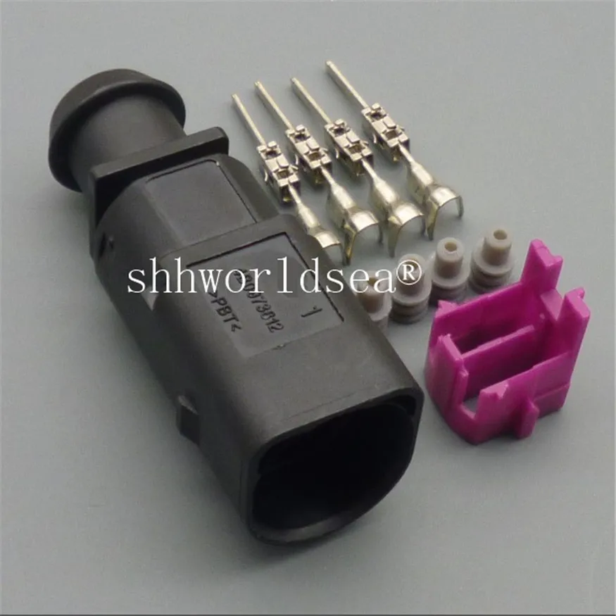 Штепсельная Вилка shhworld 4 Pin водонепроницаемая штепсельная для авто Pigtail 4B0973712 4B0 973