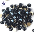 YANRUO 2088NoHF Монтана плоская задняя крышка из стекла, Стразы без горячей фиксации, холодная фиксация, стразы для дизайна ногтей, украшения