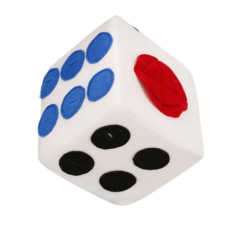 

Educational Leaking Food Dice Pet Dog Cat Toys Bite Resistant Rubber IQ Training Interactive Tooth Cleaning Balls Puppy Toys