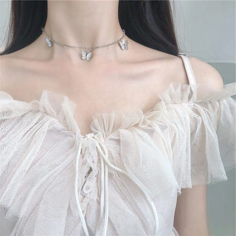 Ожерелье с подвеской Молния и кисточка в стиле панк креативный короткий чокер