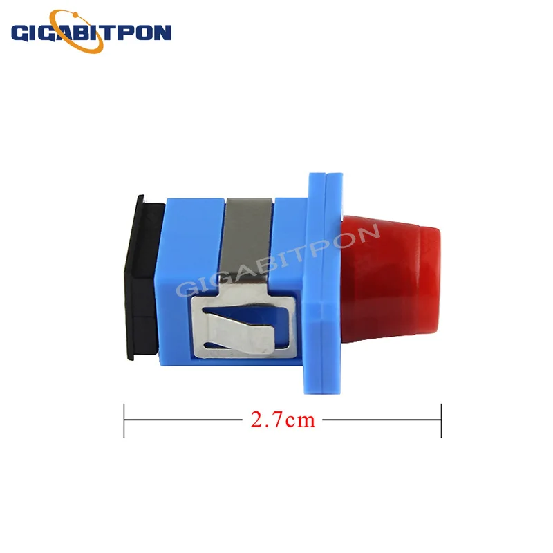 50PCS FC UPC-SC UPCFTTH Fiber Plastic Adapter Single Mode FCUPC-SCUPC Fiber Transmission Connector FC-SC Connector