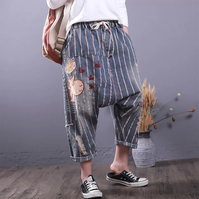 Женская Весенняя льняная Смешанная эластичная талия свободные юбки однотонный