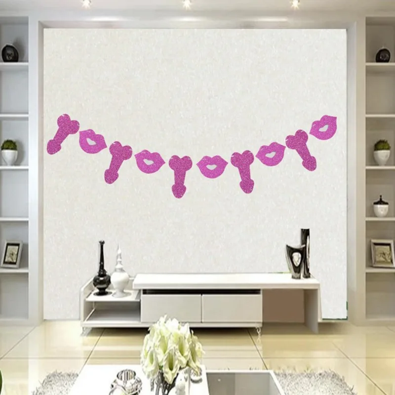 Penis Banners 8 Taoup, 1 шт., сетчатая белая роза, корона, вуаль, свадебные сувениры и подарки, принадлежности для вечеринки-девичника, для невесты - Цвет: Penis Banners 8