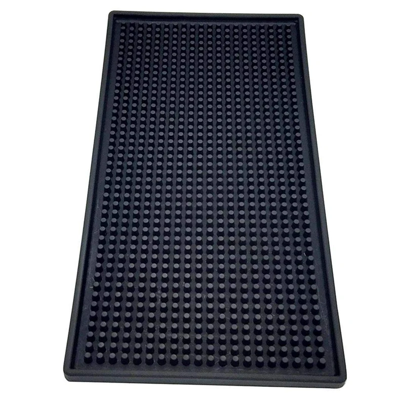 

Non-Slip Beauty Salon Mat, Black Elastic PVC Heat-Resistant Salon Shop Work Mat, Hair Stylist Tools, Hair Dryer